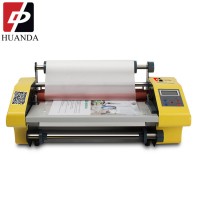 HD-FM365 A3 A4 365mm Digital Hot Cold Roll Foil Laminator, Plastic Laminated Roll